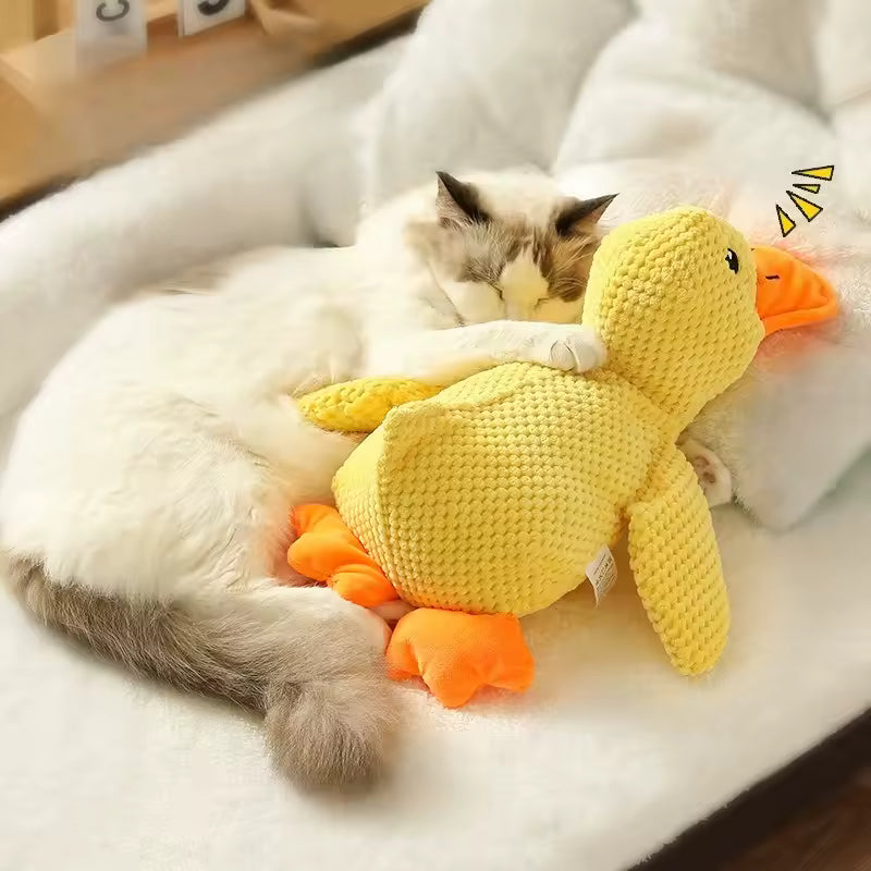 Jouet en peluche résistant pour chien – Canard, Os & Carotte